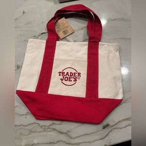 Trader Joe’s Mini Tote Red NWT